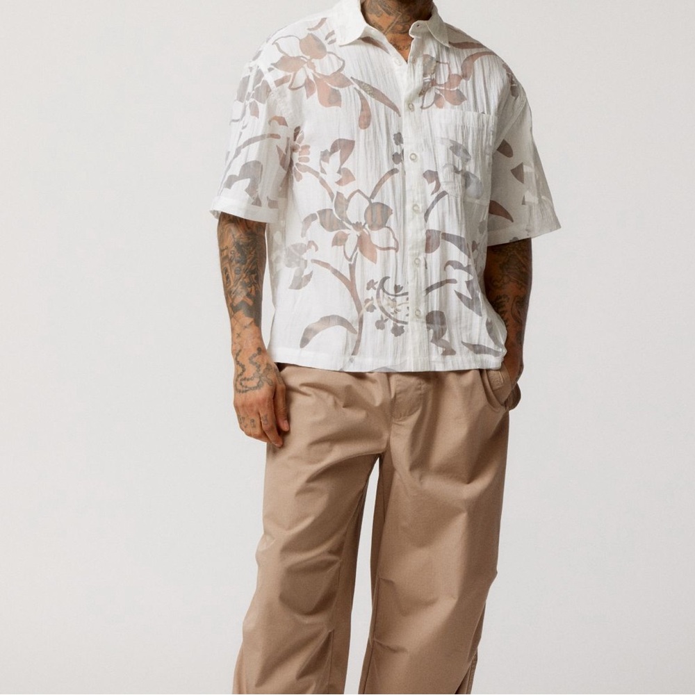 UO BDG sheer burnout shirt